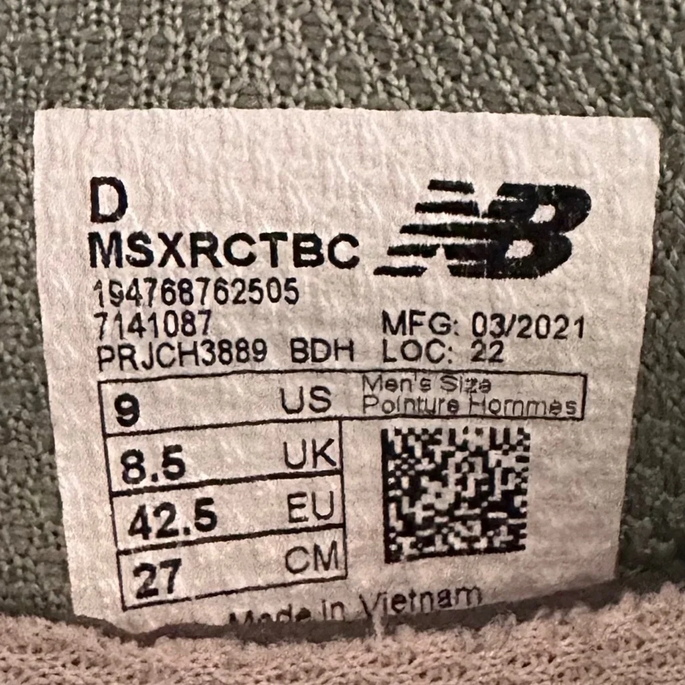 NEW BALANCE XRCT Mens Shoes Size 9 - Picture 14 of 14